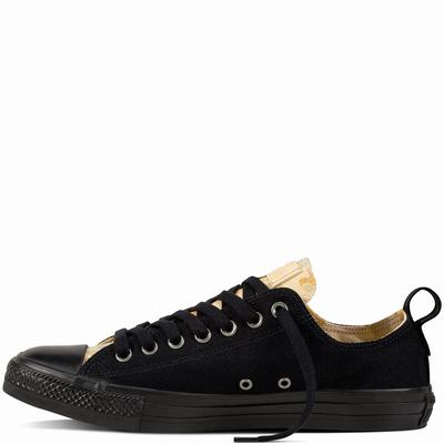 Converse Chuck Taylor All Star Utility Camo Low Tops Mens - Black/Black Shoes (527NFKUC)